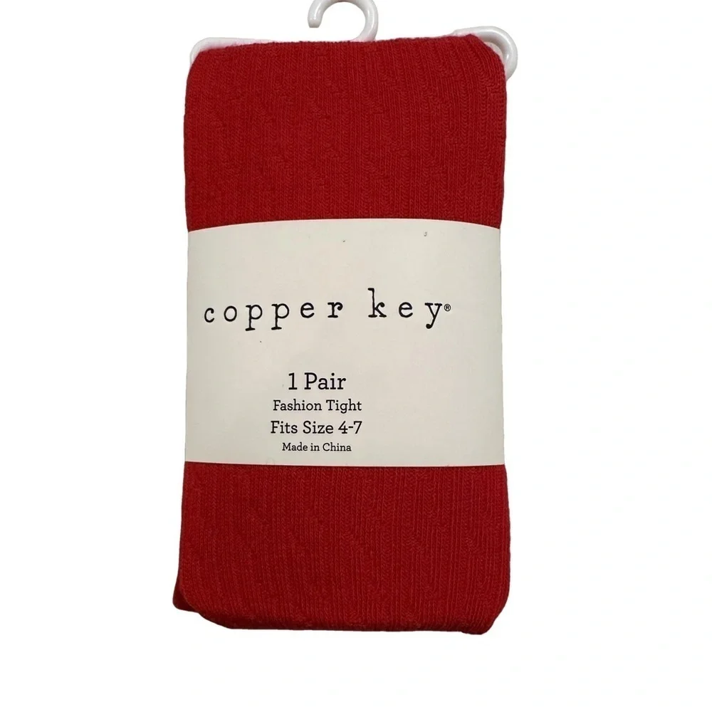Copper Key Red Tights
